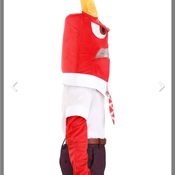 Disney and Pixar Anger Kid's Costume - Picture 4 of 8